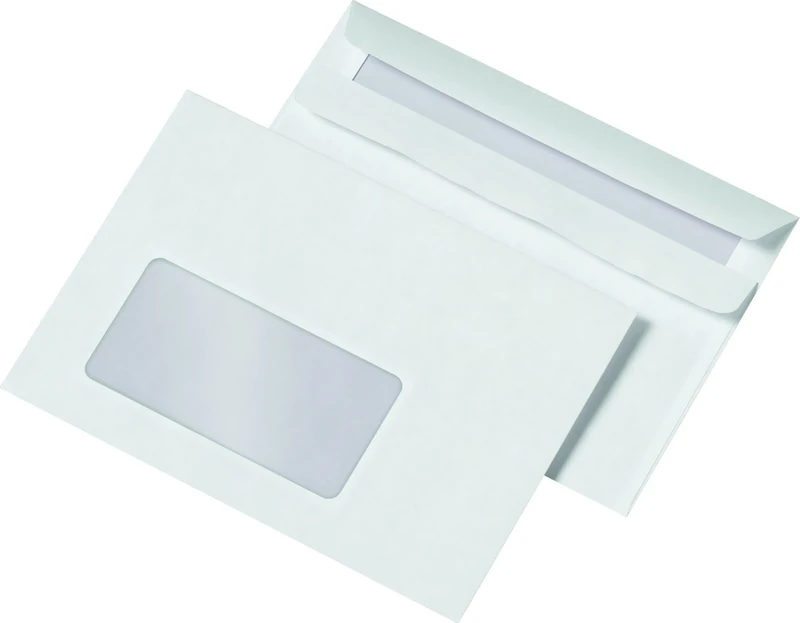 Mailmedia 21186/0 Envelopes C6 Self-Adhesive with Window
