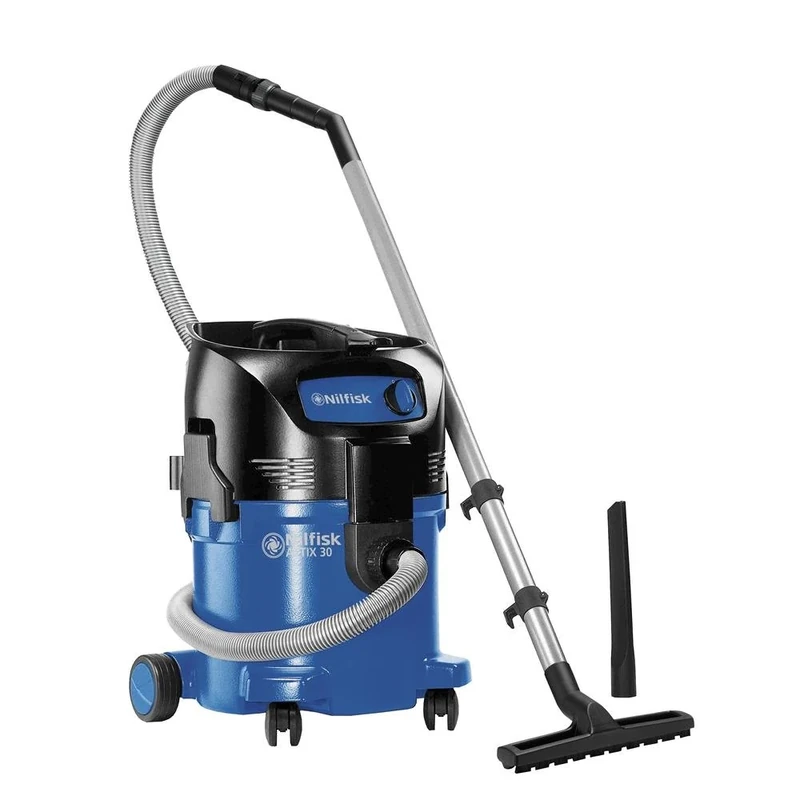 Nilfisk-Alto 107413590 Attix 30-01 Wet and Dry Vacuum Cleaner, Blue, 230V, 1500W