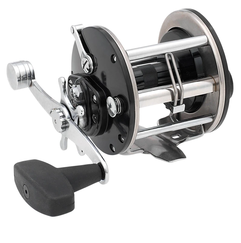 Penn General Purpose Level Wind Conventional Nearshore/Lake Fishing Reel, HT-100 Star Drag, max of 15lb | 6.8kg, Machined and Anodized Aluminum Spool with Bakelite Sideplates