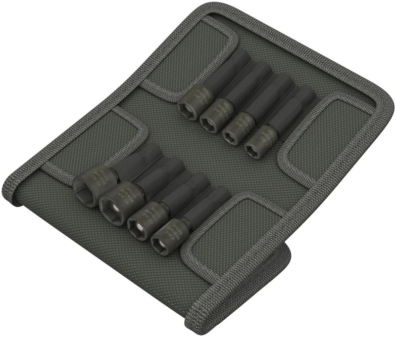 869/4M Nutsetter Set, 8 Piece MM/AF, Silver - Image 1
