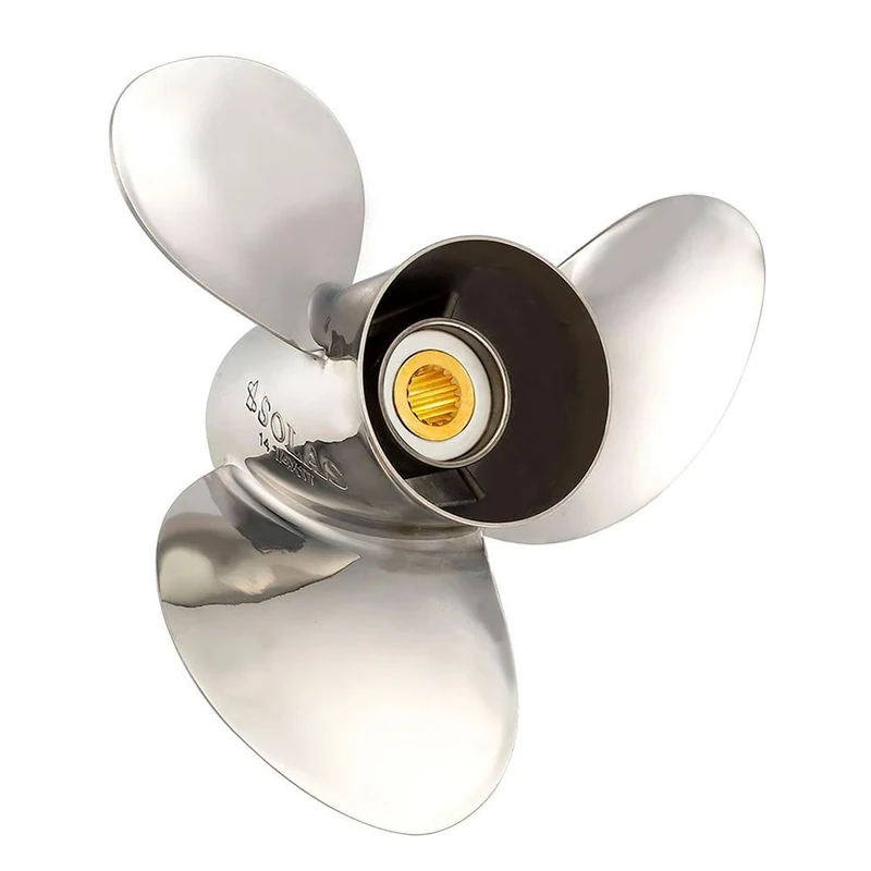 SOLAS 9431-133-17 Rubex NS3 Stainless Steel 3-Blade Propeller - RH, 13.25" Diameter x 17" Pitch