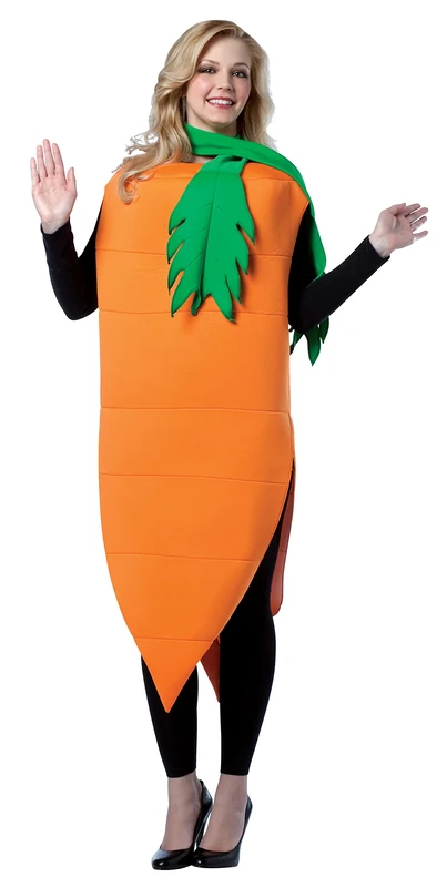 Rasta Imposta Women's Carrot Adult Sized Costumes, Orange, One - Image 1