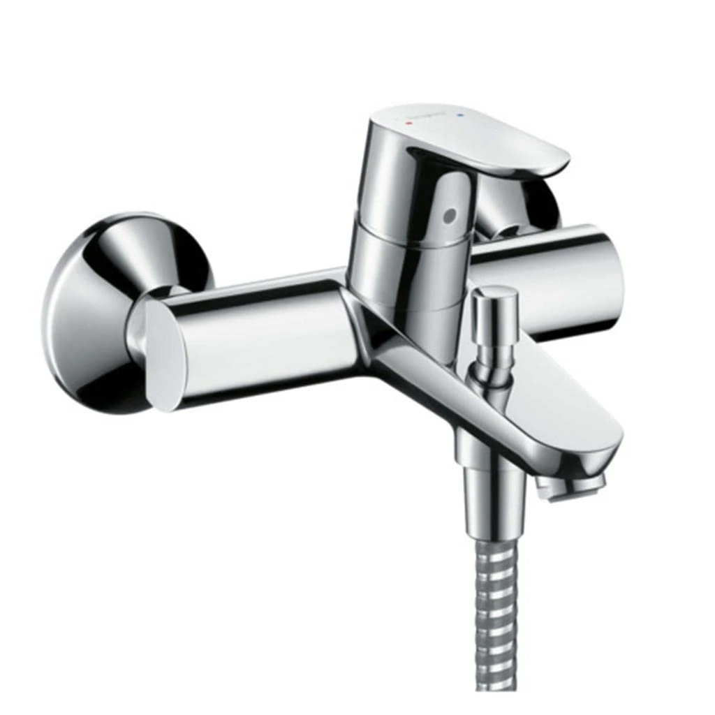hansgrohe Focus bath and shower mixer, chrome