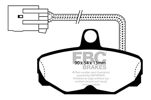 EBC Brakes DP571/2 Blackstuff Brake Pads - Image 1