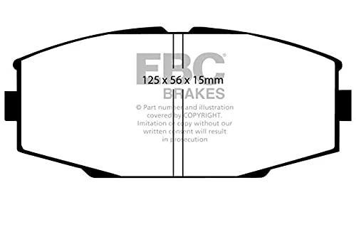 EBC Brakes DP610 Blackstuff Brake Pads - Image 1