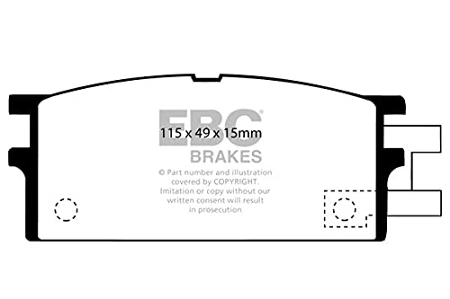 EBC Brakes DP454 Blackstuff Brake Pads - Image 1