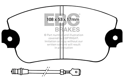EBC DP41339R Ebc Brakepads Yellowstuff Dp41339 - Image 1