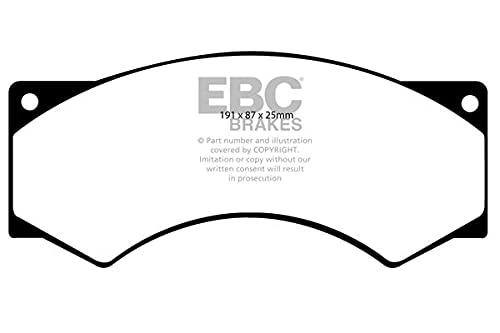 EBC Brakes DP715 Blackstuff Brake Pads - Image 1