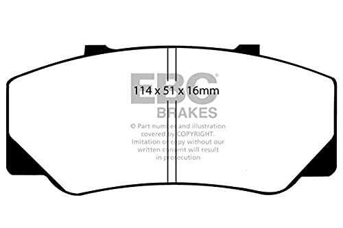 EBC Brakes DP511 Blackstuff Brake Pads - Image 1