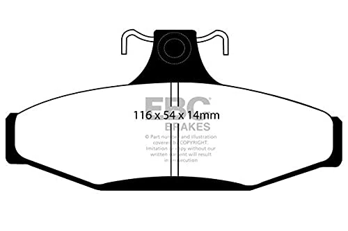 EBC DP21501 Ebc Brakepads Greenstuff Dp21501