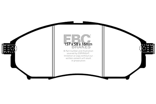 EBC Brakes DP61671 Green stuff Brake Pads 6000er-Serie
