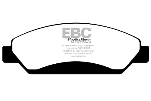EBC Brakes DP61742 Green stuff Brake Pads 6000er-Serie