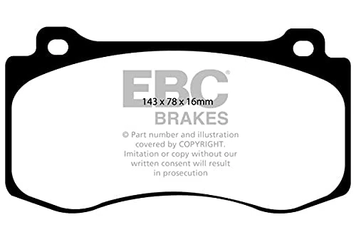 EBC Brakes DP61764 Green stuff Brake Pads 6000er-Serie