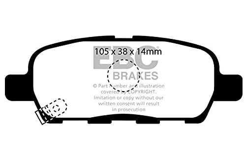 EBC Brakes DP61955 Green stuff Brake Pads 6000er-Serie - Image 1