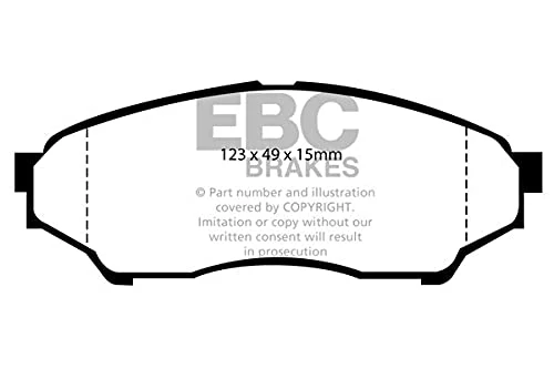 EBC Brakes DP61347 Green stuff Brake Pads 6000er-Serie