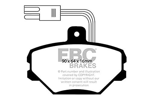 EBC Brakes DP718/2 Blackstuff Brake Pads