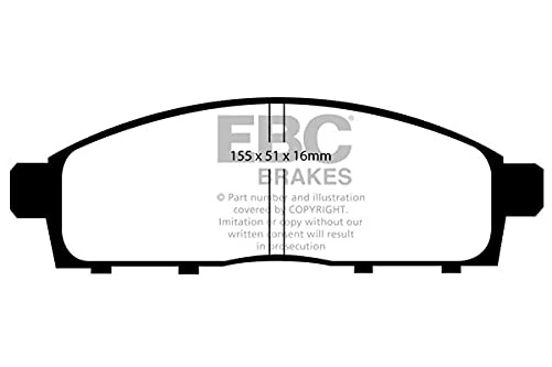 EBC Brakes DP61963 Green stuff Brake Pads 6000er-Serie