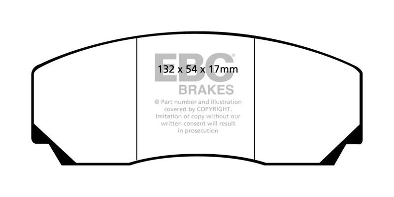 EBC Brakes DP4002R Yellowstuff Brake Pads