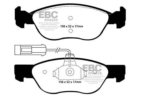 EBC Brakes DP41060/2R Yellow stuff Brake Pads