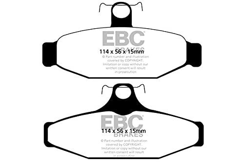 EBC Brakes DP41165R Yellow stuff Brake Pads