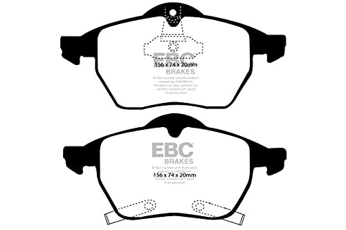 EBC Brakes DP41187R Yellow stuff Brake Pads
