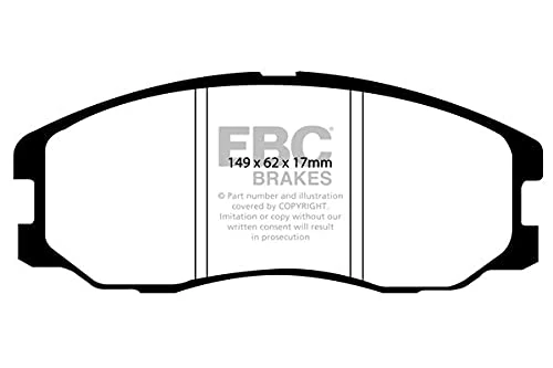 EBC Brakes DP61975 Green stuff Brake Pads 6000er-Serie