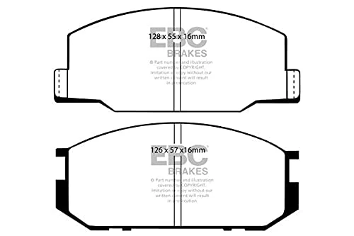 EBC Brakes DP4456R Yellow stuff Brake Pads