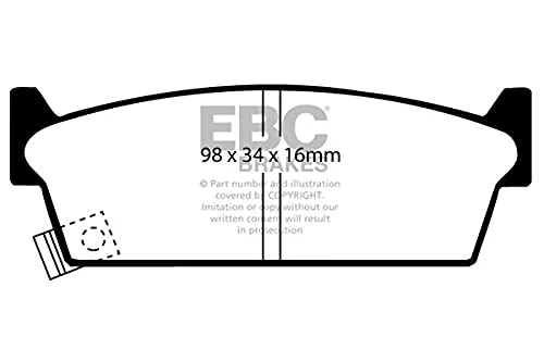 EBC Brakes DP4686/2R Yellowstuff Brake Pads - Image 1