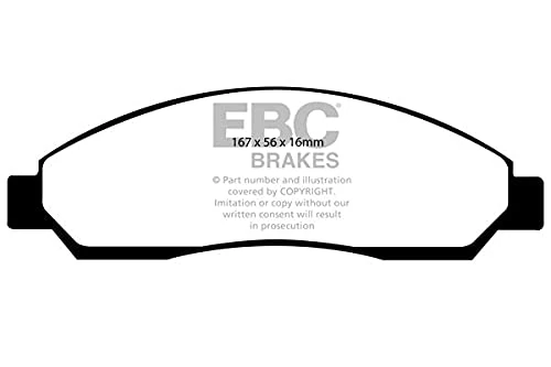 EBC Brakes DP61705 Green stuff Brake Pads 6000er-Serie