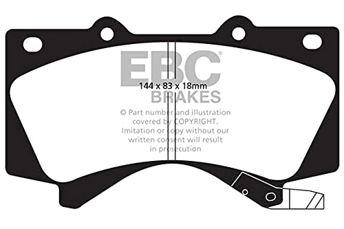 EBC Brakes DP61815 Green stuff Brake Pads 6000er-Serie