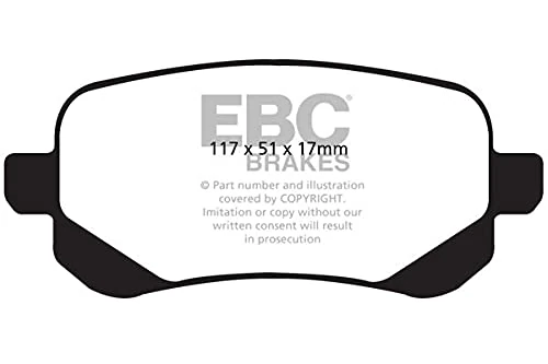 EBC Brakes DP61840 Brake Pads, Green
