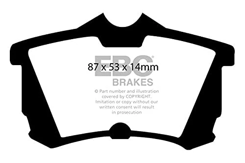 EBC Brakes DP41216R Yellow stuff Brake Pads