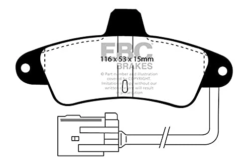 EBC Brakes DP4965R Yellow stuff Brake Pads - Image 1
