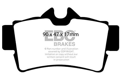 EBC Brakes DP41156R Yellow stuff Brake Pads - Image 1