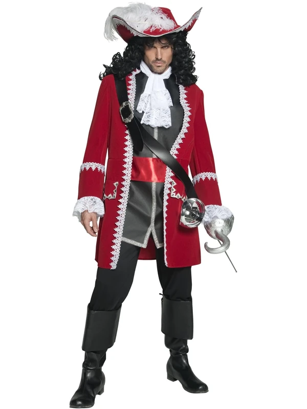 Deluxe Authentic Pirate Captain Costume (M)