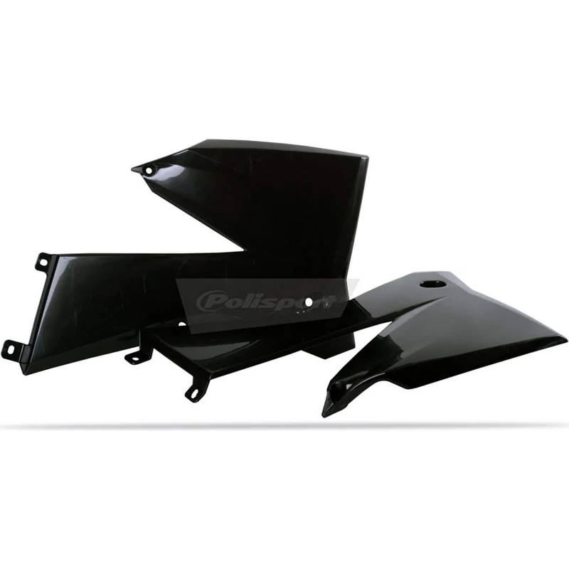 Polisport KTM EXC - 2005-07 - SX,SX-F - 2005-06 - EXC-F,XC,XC-W,XCF-W - 2006-07 - XC-F - 2007 - Radiator Covers Pair Black