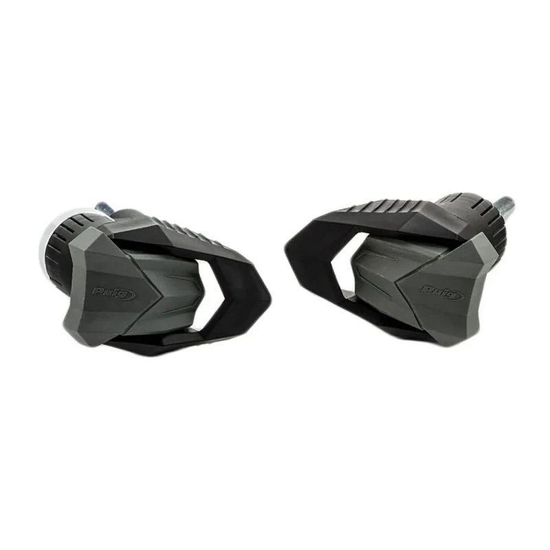 Puig 4185N Frame Sliders R12 for BMW F800 R 2009-2014/ F800 S 2006-2011, Black, Medium