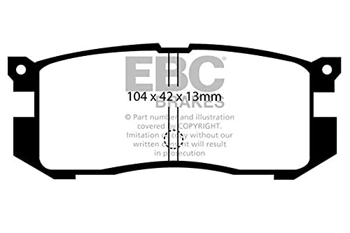 EBC Brakes DP739 Blackstuff Brake Pads