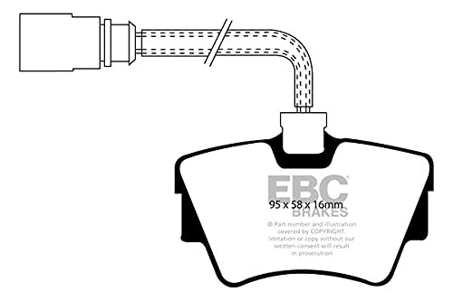 EBC Brakes DP1285 Blackstuff Brake Pads - Image 1