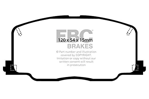 EBC Brakes DP725 Blackstuff Brake Pads - Image 1