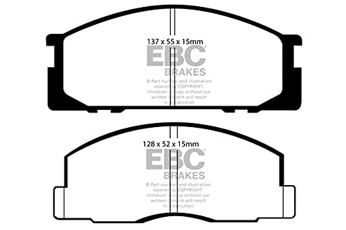 EBC Brakes DP743 Blackstuff Brake Pads - Image 1