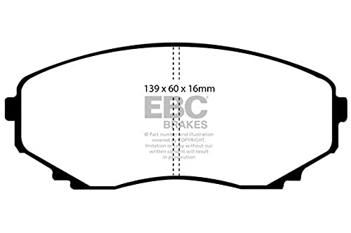 EBC Brakes DP1121 Blackstuff Brake Pads