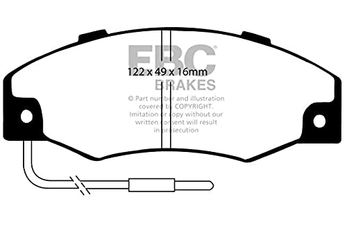 EBC Brakes DP604 Blackstuff Brake Pads - Image 1