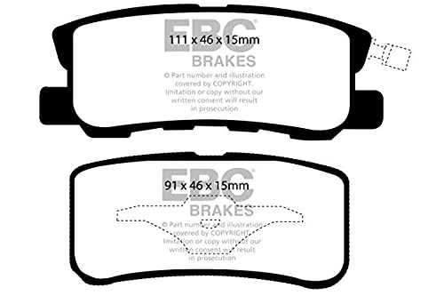 EBC Brakes DP61407 Green stuff Brake Pads 6000er-Serie