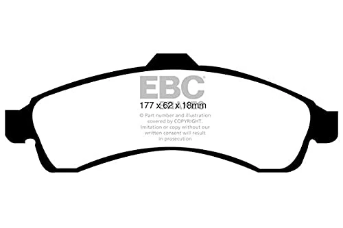 EBC Brakes DP61618 Green stuff Brake Pads 6000er-Serie