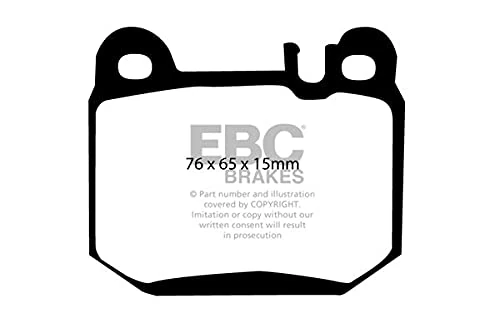 EBC Brakes DP31395C Redstuff Brake Pads, Red Stuff