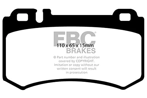 EBC Brakes DP31490C Redstuff Brake Pads, Red Stuff