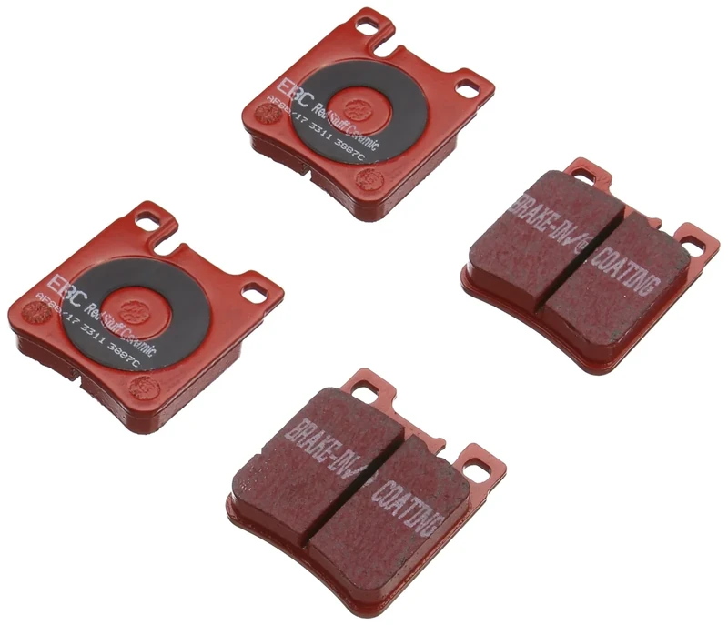 EBC Brakes DP3887C Redstuff Brake Pads, Red Stuff