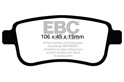 EBC Brakes DP32025C Red stuff Brake Pads