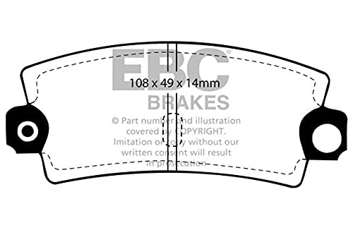 EBC Brakes DP3189C Redstuff Brake Pads